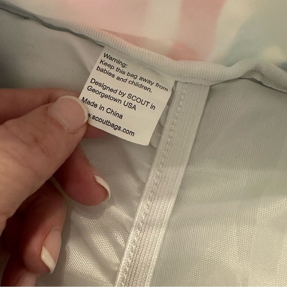 Scout Bag Multi-Pocket Colorful Striped Backpack GUC - Picture 11 of 12